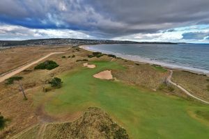 Barnbougle (Dunes) 4th Fairway Aerial 2026